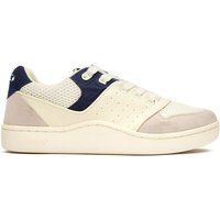 Niedrige Leder-Court-Sneakers