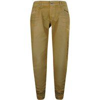 Braune Jeans im Used-Look