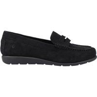 Hush Puppies Damen Shelby Wildleder Slipper (Schwarz)