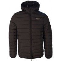 Aquascutum - "Active" Steppjacke für Herren/Damen Unisex, mit Kapuze (Schwarz)