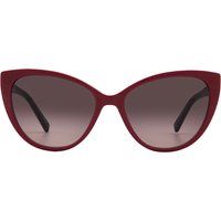 Moschino - Katzenauge-Sonnenbrille für Damen (Kirschrot)