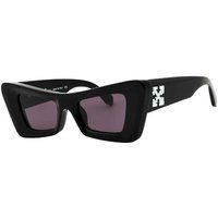 Off-White - "Accra" Dick-Sonnenbrille für Damen, Kunststoff (Schwarz)