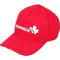 DSquared2 Familienlogo Baseballkappe (Rot/Weiß)
