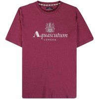 Aquascutum - "Active" T-Shirt für Herren (Burgunderrot)