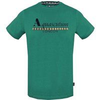 Baumwoll T-Shirt mit Logo Grafikprint