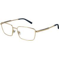 Rechteckige Vollrand-Metallbrille