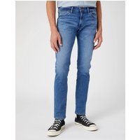 Schmal geschnittene Jeans mit mittelhohem Bund