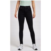 Hochtaillierte, schmal geschnittene Jeans