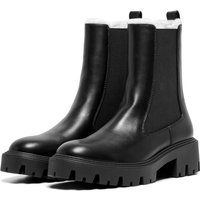 ONLY BETTY-9 WARM FÜTTERTE Polyurethan Damen Schwarze Absatz-Stiefeletten