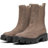 ONLY BETTY-9 WARM FÜTTERTE Polyurethan Damen Braune Stone Absatz Stiefeletten