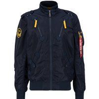 Leichte Bomberjacke im Militärstil