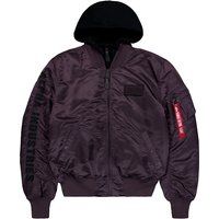 Bomberjacke mit abnehmbarer Kapuze