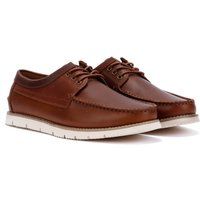 Ben Sherman Soho Herren Wildleder Schnürschuhe In Braun