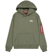 Klassischer Hoodie mit Logo und Ärmel-Tag