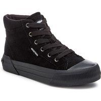 Rocket Dog Cheery Hi Corduroy Damen Schwarz Sneakers