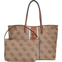 Strukturierte Monogramm-Tragetasche mit Tasche