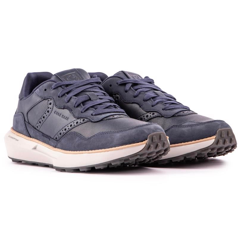 Klassische Wingtip-Leder-Sneaker