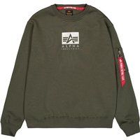 Alpha Industries Rundhals-Sweatshirt mit Logo