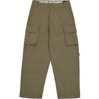 Locker geschnittene Patchwork-Cargohose