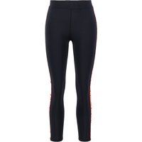 Sportliche Cropped Leggings mit Logo-Band
