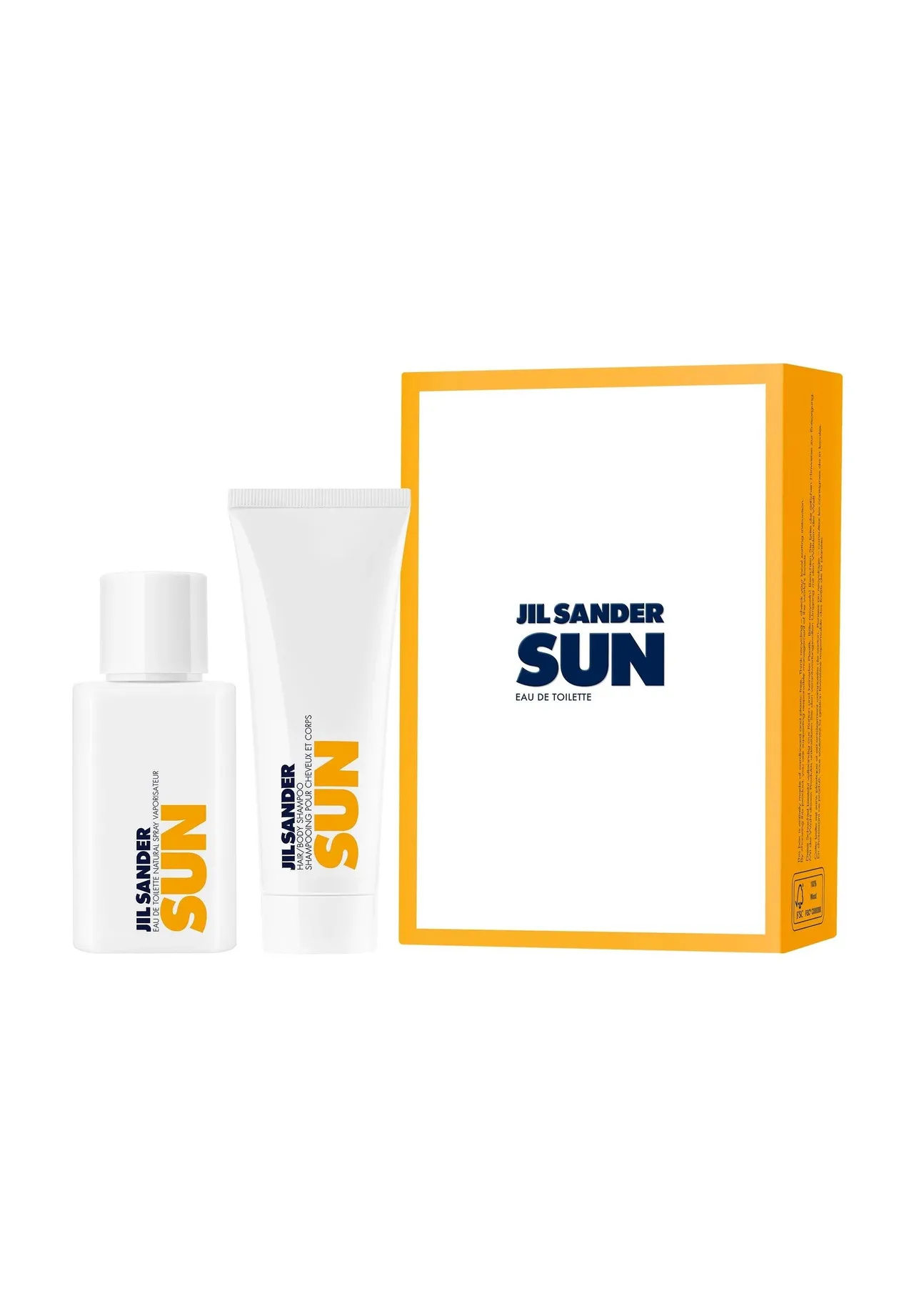 JIL SANDER Sun Duft-, Duftset (1x Eau de Toilette 75 ml, 1x Showergel ml), Damen, blumig|aromatisch