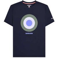 Zielscheiben-Grafik T-Shirt mit Rundhalsausschnitt