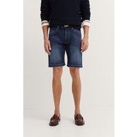 Modern Fit Denim Bermuda Shorts