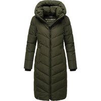 Damen Langer Gesteppter Wintermantel