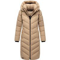 Damen Langer Gesteppter Wintermantel