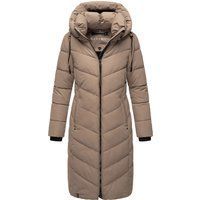 Damen Langer Gesteppter Wintermantel
