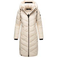 Damen Langer Gesteppter Wintermantel