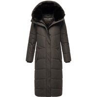 Damen Langer Gesteppter Wintermantel