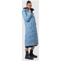 Damen Langer Gesteppter Wintermantel