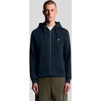 Herren Loopback Baumwoll-Hoodie mit Reißverschluss