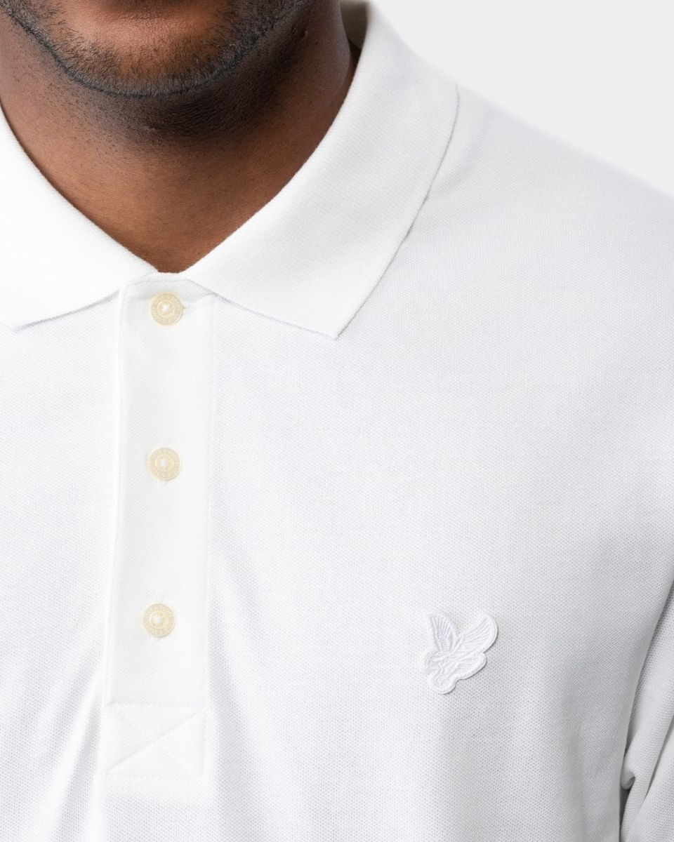 Klassisches Piqué-Polo mit Ton-Adler