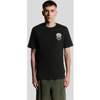 Baumwoll-T-Shirt mit Grafikprint