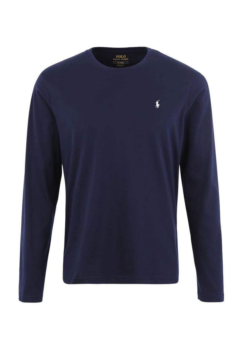 Klassisches langärmeliges Baumwoll-Schlafshirt