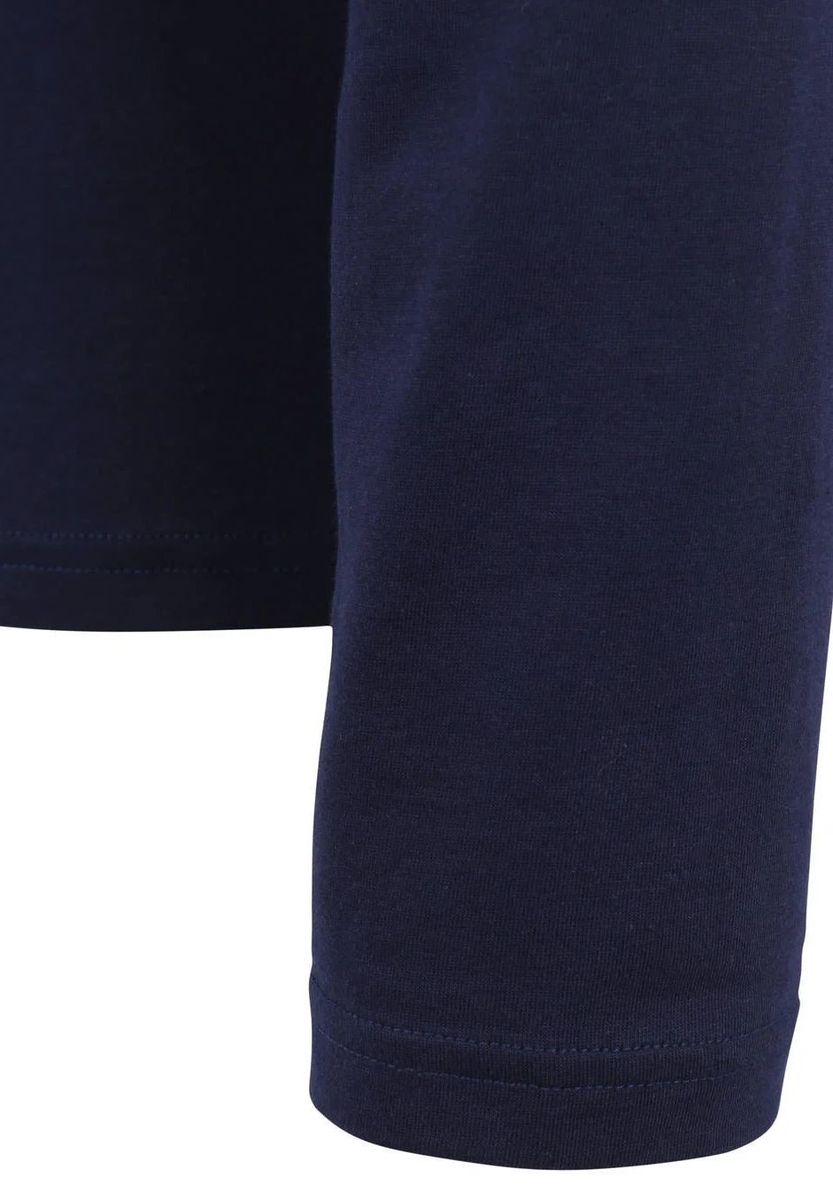 Klassisches langärmeliges Baumwoll-Schlafshirt