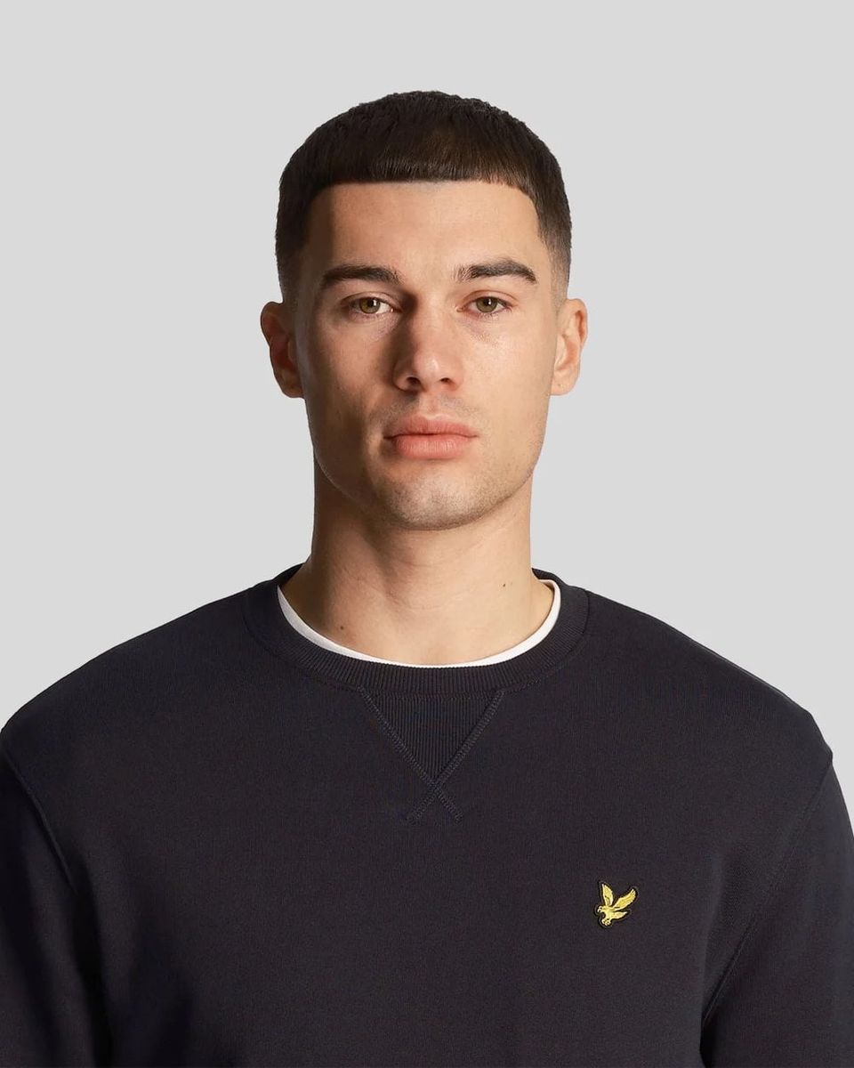 Klassisches Bio-Baumwolle Rundhals Sweatshirt