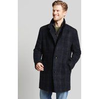 Herren Klassischer Wollmantel mit Karomuster