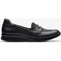 Klassischer schwarzer Penny Loafer Schuh