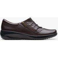 Leder-Slipper mit Reißverschluss