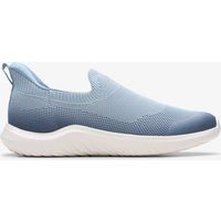 Blauer Strick Slip-On Sneaker