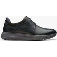 Schwarze Oxford-Freizeitschuhe aus Leder