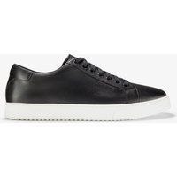 Schwarzer Leder-Sneaker