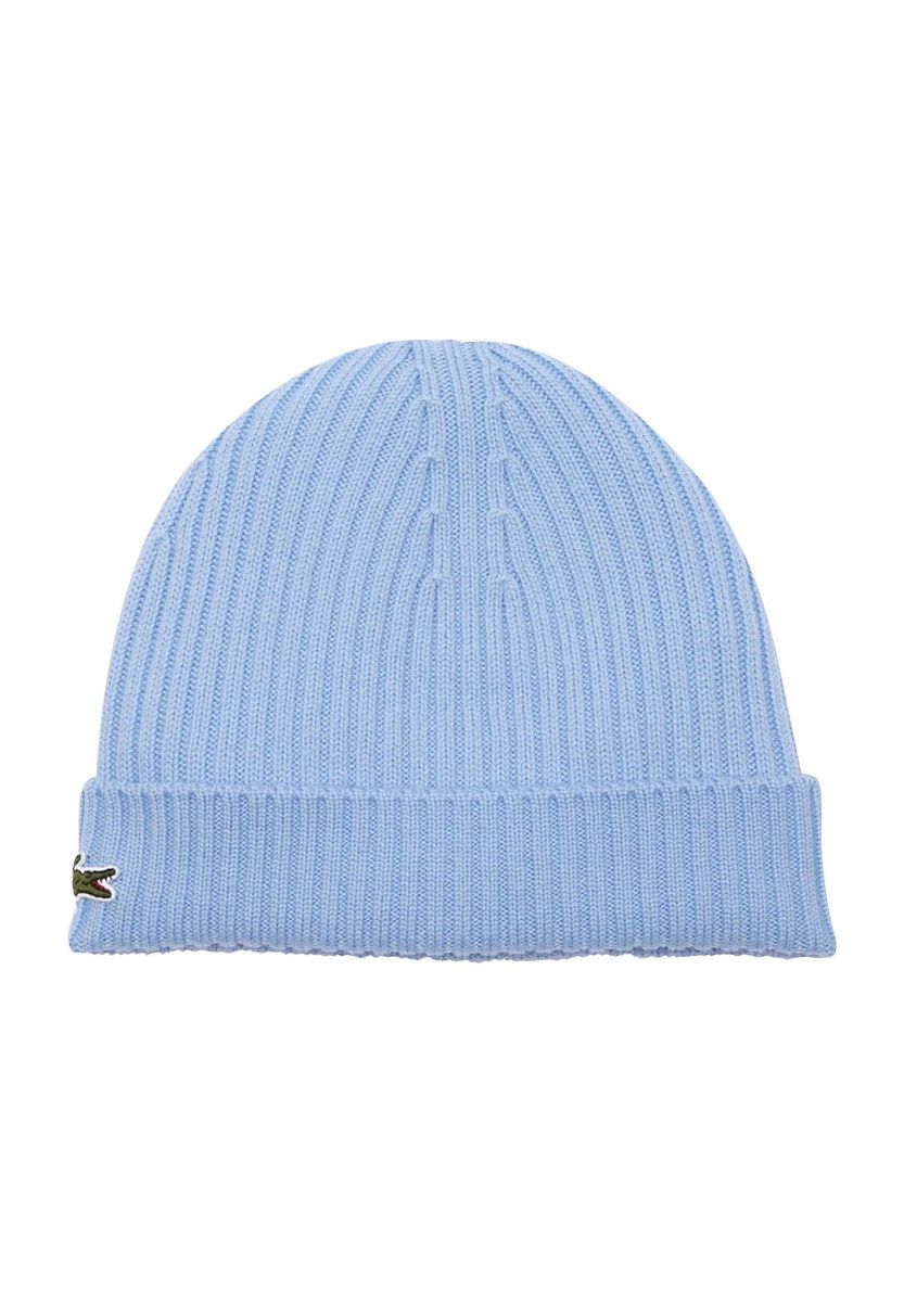 Gerippte Strickmütze aus Wolle