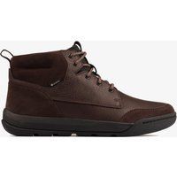 Herren braune wasserdichte Lederstiefeletten