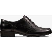 Schwarzer Brogue Oxford Lederschuh