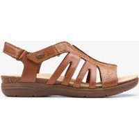 Bequeme Ledersandale mit verstellbarem Riemen