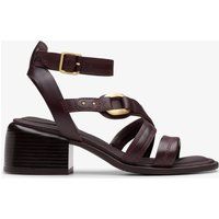 Elegante Sandalen mit Lederabsatz